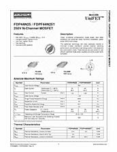 DataSheet FDPF44N25T pdf